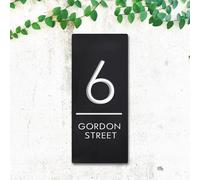 yesJRL Personalized Acrylic House Number Sign for Outside Modern, Custom Outdoor Address Number Plaque, Wall Art Decor, New Home Gift, Housewarming Gift
