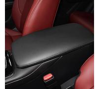 YESKIT Car Center Console Armrest Anti-slip Storage Box Leather Protective Cover For Mazda CX-30 CX30 2020 2021 2022 Protector(Black-line)