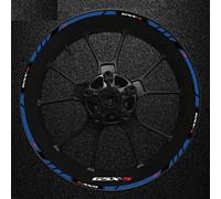 YESKIT Modified decorative stickers Motorcycle Wheel Sticker Racing Rim Stripe Tape Decal Waterproof For Suzuki Gsx-s Gsx-s750 Gsxs1000 750 1000 600 2022 (Color : 16)