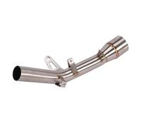 YESKIT straight pipe Motorcycle Exhaust Decat Eliminator Down Tube Middle Link Pipe Catalyst Slip On For Kawasaki Z900RS Z900 RS 2017-2020