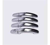 YESKIT Universal Fit Sedan SUV Hatchback Carbon Fiber Chrome Car Door Handle Cover for Ford for Escape 2009 2010 2011 2012 2013 2014 2015 2016(2)