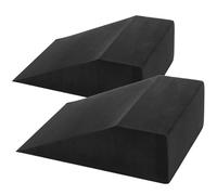 Yesland 2 Pcs Yoga Foam Squat Wedge Blocks, Professional Squat Ramp for Heel Elevated Squat, Lightweight Calf Stretcher Slant Board for Fitness, Squat, Push Up, Weightlifting