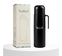 YesMate Thermos for Yerba Mate Tea - Stainless Steel Vacuum Flask | Keeps Mate Tea Hot or Cold | Durable & Portable for Daily Use - Yerba Mate Tea UK Accessory