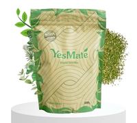 YesMate Yerba Mate Tea 500Gr - Loose Leaf Herbal Tea from South America. Smooth, Bold Flavour, Natural Energy & Antioxidants - Packed in the UK - Traditional Clean Caffeine Alternative (500G)