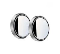 Yesmin 1 Pair Of Blind Spot Rearview Mirrors,360°Rotatable Car Blind Spot Mirrors,High-definition Glass Rearview Mirrors,Suitable For Car And Truck Traffic Safety-Silvery