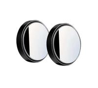 Yesmin 1 Pair Of Blind Spot Rearview Mirrors,360°Rotatable Car Blind Spot Mirrors,High-definition Glass Rearview Mirrors,Suitable For Car And Truck Traffic Safety-Black