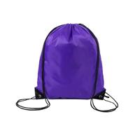 Yesmin 1 Pcs Drawstring Bag,PE Waterproof Running Backpack,Suitable For Schools,Beaches,Travel,Gyms,Etc-Purple