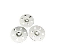 Yesmin 100 Pcs Stainless Steel Easy Fix Washers,Galvanized Steel Fixed Washer,Suitable For Gypsum Board Extruded Board Insulation Board Backboard