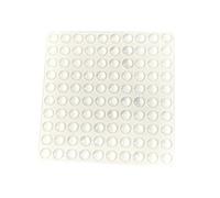 Yesmin 100 Pcs Transparent Buffer Pads - Self-Adhesive Soft Closure Door Stops with 10mm for Drawers, Cabinets & Furniture