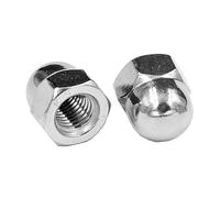 Yesmin 12 Pcs M5 Dome Nut,304 Stainless Steel,For Industry,Power,Hardware,Equipment,Etc