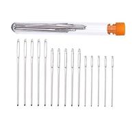 Yesmin 15 Pieces 3 Sizes Large-Eye Blunt Yarn Knitting Sewing Big Eye Needles with a Threader