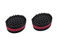 Yesmin 2 Pcs Sponge Brushes,African Curly Hair Brush,Wave Sponge For Home And Hairdressing Use
