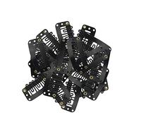 Yesmin 20 Pcs Metal Snap Clips for Hair Extensions and Wefts (32mm, Black)