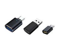 Yesmin 3-Pack USB-C To USB 3.0 Converter Head | High Speed Data Transfer | Suitable For Laptops, Tablets, Phones, AirPods And Other Devices