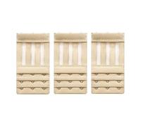 Yesmin 3 Pcs Bra Extender - Adjustable Breathable Invisible Back Bra Strap Extender with Stainless Steel Hook for Plus Size & Full Bust