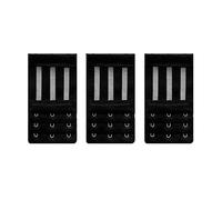 Yesmin 3 Pcs Bra Extender - Adjustable Breathable Invisible Back Bra Strap Extender with Stainless Steel Hook for Plus Size & Full Bust