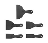 Yesmin 5-Piece Plastic Scraper Set - Wall Paint & Wallpaper Remover, Car Decal Tool, Baking Dough Cutter, Multi-Surface Putty Knife