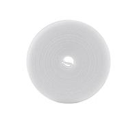 Yesmin 5M Reusable Cable Ties - 1.5cm Wide Cut-to-Size Nylon Straps for Cable Management, Wire Organizers for Home & Office - White