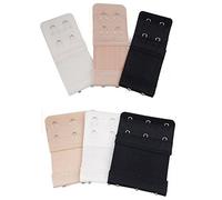 Yesmin 6pcs Women Soft Comfortable Bra 2 Hooks and 3 Hooks Extender