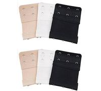 Yesmin 6pcs Women Soft Comfortable Bra 3 Hooks Extender