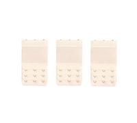 Yesmin Pack of 3 Bra Strap Extenders Extensions Elastic Extender Set 3 Hooks (Skin Colors)