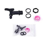Yesmin Plastic Snap-Fit Water Butt Rain Barrel Tap,Using 3/4 "Threaded Water Docking Tank Hose Accessories,For Household Garden Rainwater Collection Bucket Faucets