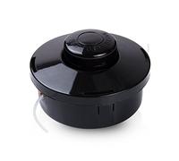 Yesmin Universal Gasoline Mower Replacement Head - Black Automatic Inlet Bump Feed Winding Wheel, Durable Rotary Tiller Grass Head Component