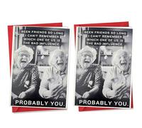 YesMvpMvp Funny Birthday Card and Gift for Men or Women - Hilarious and Lighthearted Decorative Design - Perfect for Friends, Family, Coworkers, Him or Her (Style 3)