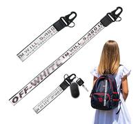 YesMvpMvp OFF Classic Car Keychain,Fabric Keychain Wrist Lanyard,Key Ring for Cars Keys Wallets Jeans Decoration cute lanyard,Car Accessories,One long and one short,Webbing Wrist Strap