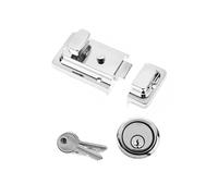 Yale Nightlatch YES-NL-CH Essentials, 60mm Backset, Chrome Finish