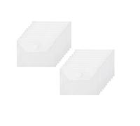 YESSART 3x5 Plastic Envelopes Hook Loop Closure Coupon Receipt Storage Holder 20 Pack