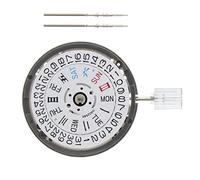 Yessetry Automatic Watch Movement Mens Parts Mechanical Watch Movement Nh36 Nh36A Movement Automatic Day Date 3 White Date