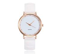 Yessetry Fashion Jelly Silicone Women Watches Casual Ladies Quartz Clock Wristwatches Clock White