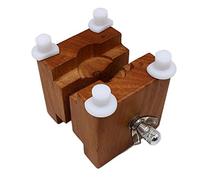 Yessetry Watch Maintenance Wooden Clamp Table Watch Movement Fixed