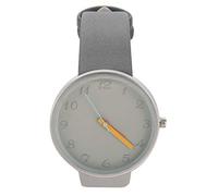 Yessetry Women Watch Gray Leather Quartz Watch Women Men Watches Lovers Unisex Casual Ladies Wrist Watch Clock Grey