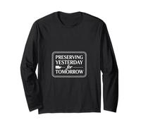 Yesterday for Tomorrow Records Manager Design Long Sleeve T-Shirt