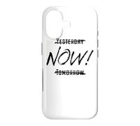 Yesterday Now Tomorrow Moment Today Uplifting Inspirational Case for iPhone 17