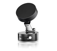 YESUBELU Mini Magnetic Car Phone Holder Mount - Retractable/Foldable, [ Strong Magnet ] Dashboard Phone Holder Car, One-Click Installation and Removal, for iPhone GPS Samsung & other Cell Phones