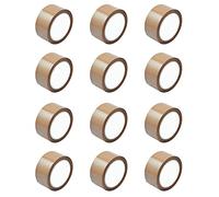 Yesuitme Packing Tape 72 Rolls Packaging Tape 48mm x 66m Strong Heavy Duty Parcel Tape General Purpose Brown Packing Tape for Regular Use,Packing Boxes, Moving House