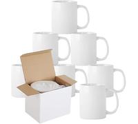 Yesuitme Sublimation Mugs 11oz Sublimation Blank White Mugs Large Handle Coffee Mugs with Gift Box (6)