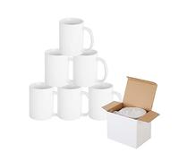 Yesuitme Sublimation White Coffee Mugs 15oz Plain Blank Cups Double Coated Mug with Gift Boxes for Heat Press Transfer (15)