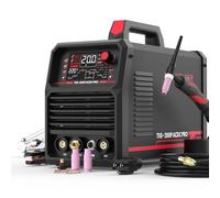 YESWELDER 200A AC/DC Aluminum Tig Welder with Pulse, Digital Inverter STICK/TIG 110/220V Dual Voltage TIG Welding Machine TIG-200P ACDC
