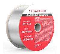 YESWELDER E71T-11 Gasless Flux Core MIG Wire, 0.035 in 2 lb