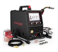 YESWELDER Firstess DP200 Dual Pulse,7-Inch LCD Screen 120/240V Dual Voltage MIG Welder,MIG/Pulsed MIG/Flux Core/Spool Gun MIG/Lift TIG/Stick Multiprocess Welding Machine