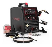 YESWELDER Firstess DP200 Multiprocess MIG Welder, Dual Pulse 7-Inch LCD Screen 120V/240V, 6-In-1 MIG/Pulsed MIG/Flux Core/Spool Gun MIG/Lift TIG/Stick Welding Machine