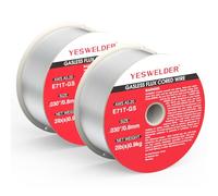 YESWELDER Flux Cored Wires 0.9KG E71T-GS 0.8MM 2 Pack for MIG Welder Gasless MIG Welding Wire MIG Wire for Welding Stainless Steel