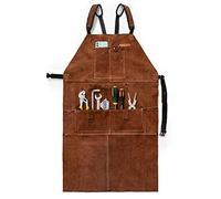 YESWELDER Heavy Duty Cowhide Leather Welding Apron for Men & Women