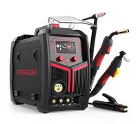 YESWELDER Plasma Cutter Welder Combo Gas MIG/Gasless MIG/Lift TIG/Stick/CUT 5 in 1 Welding Machine FIRSTESS MP200 Multi Process Welder