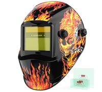 YESWELDER True Colour Welding Helmet 92.5x42.5mm,Solar Powered 1/30000s Response Auto Darkening Welding Mask,Wide Shade 4/9-13 Weld Helmet Hood for TIG MIG ARC CUT