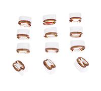 Yetaha 12PCS Mouth Coils Magic Trick Paper, Rainbow Colour Magic Props Coil Vomit Paper, Mouth Spit Tricks Grimmick Close-up Street Magician Show Tools